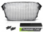 Preview: Upgrade Sportgrill / Kühlergrill für Audi A4 B8 (8K) Facelift 11-15 schwarz/chrom in Wabendesign
